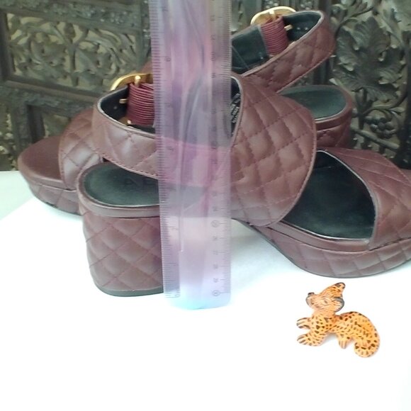 Women's Aerosoles Brown Platform Sandals, Size 7M - Picture 4 of 6